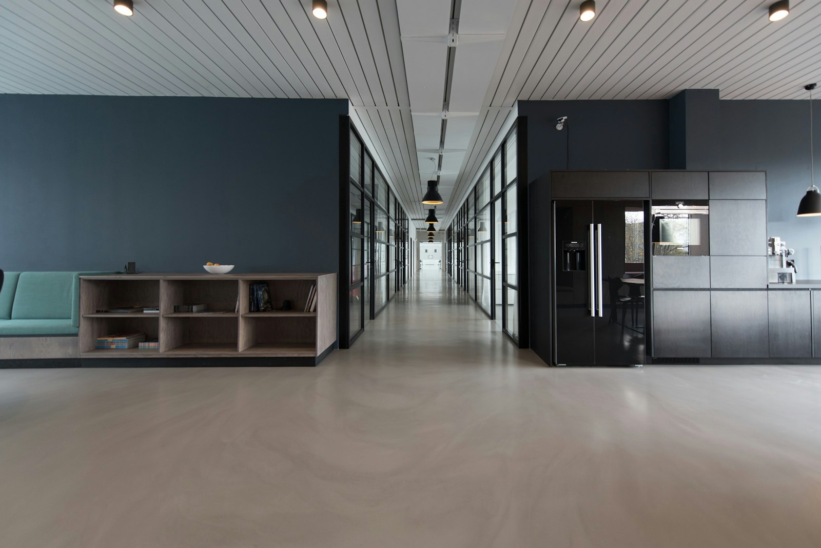 Bureau lumineux, ambiance de travail